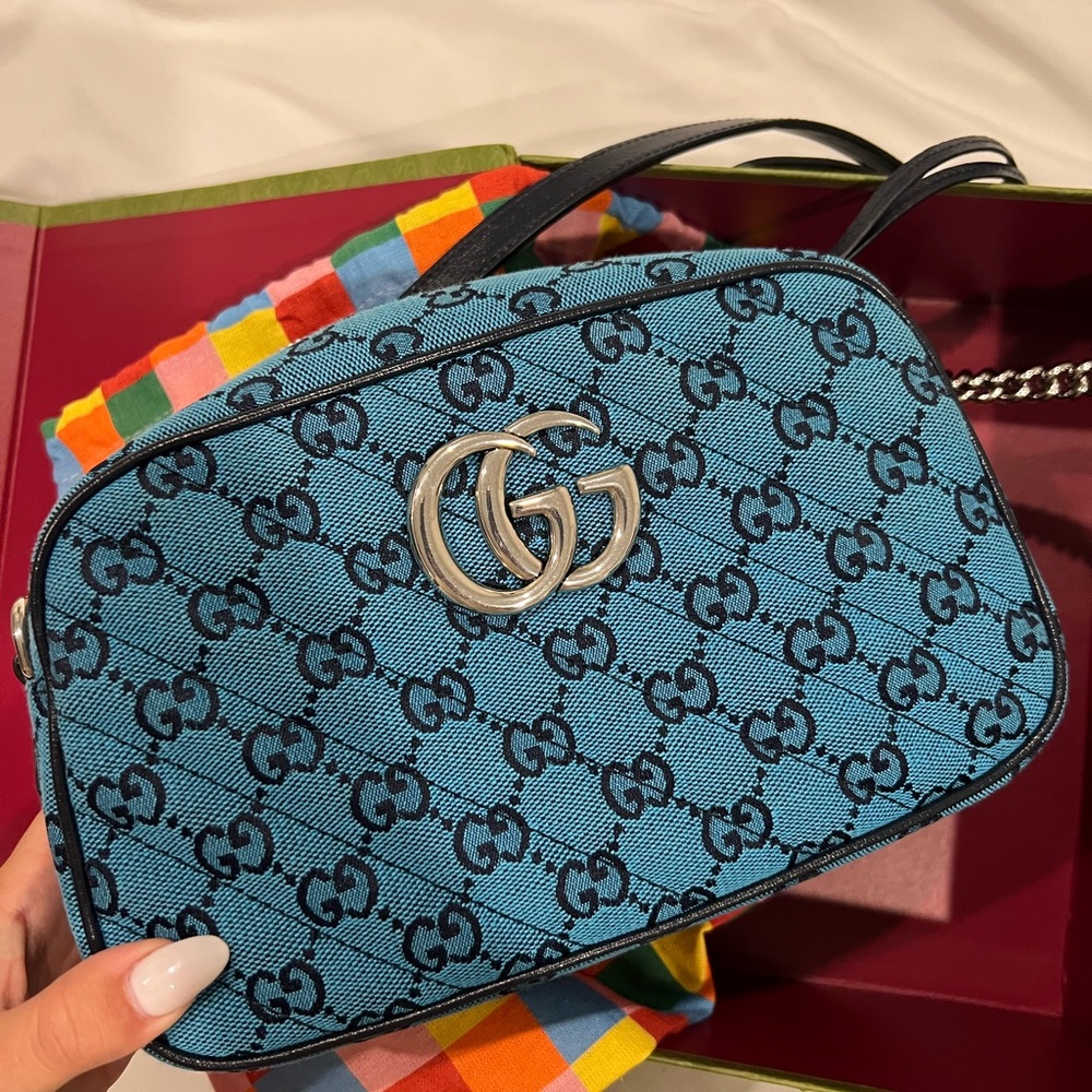 Gucci Blue Monogram -Multicolor Collection